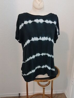Fenn Wright Manson Black & White Tie-Dye Short Sleeve Tee
